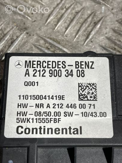 Mercedes-Benz C W204 Degalų (kuro) siurblio valdymo blokas A2129003408