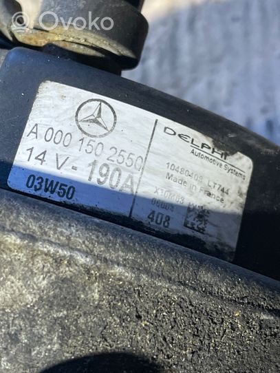 Mercedes-Benz ML W163 Alternator A0001502550