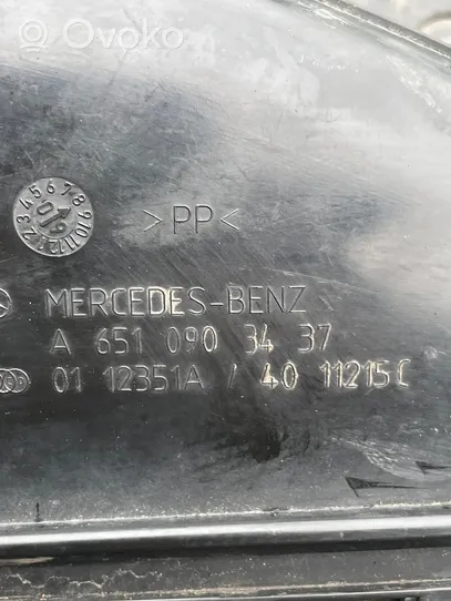 Mercedes-Benz E C207 W207 Tuyau d'admission d'air A6510903437