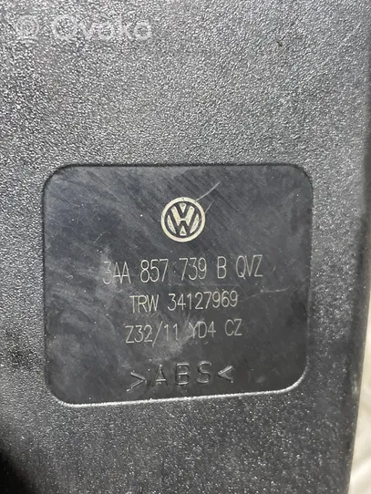 Volkswagen PASSAT B7 Boucle de ceinture de sécurité arrière centrale 3AA857739B