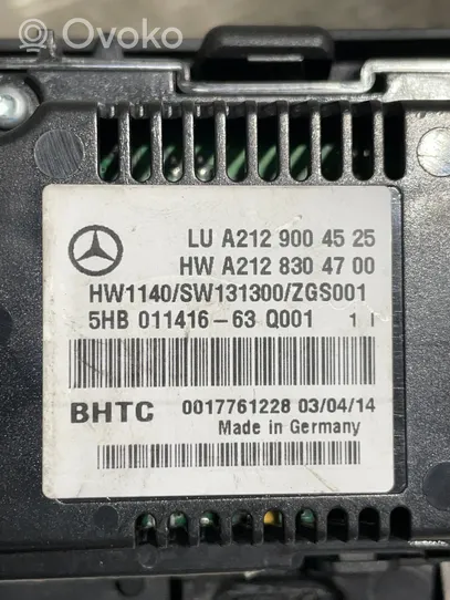 Mercedes-Benz E C207 W207 Panel klimatyzacji A2129004525
