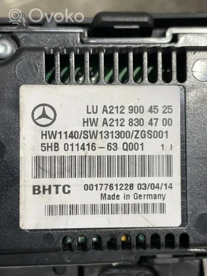 Mercedes-Benz E C207 W207 Steuergerät Klimaanlage A2129004525