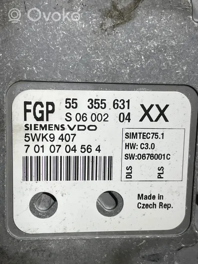 Opel Signum Sterownik / Moduł ECU 55355631