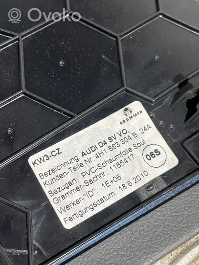 Audi A8 S8 D4 4H Moldura lateral de la consola central delantera 4H1863304B