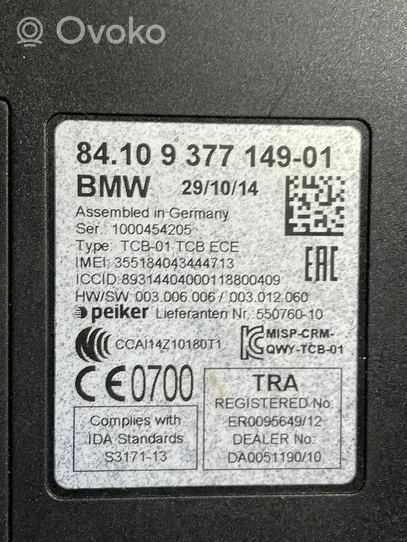BMW 4 F32 F33 Unidad de control/módulo de bluetooth 9377149