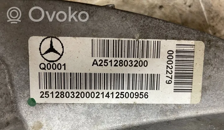 Mercedes-Benz GL X166 Vaihdelaatikon vaihteenvaihtajan kotelo A2512803200