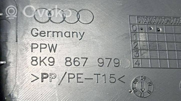 Audi A4 S4 B8 8K Takavalon verhoilu 8K9867979