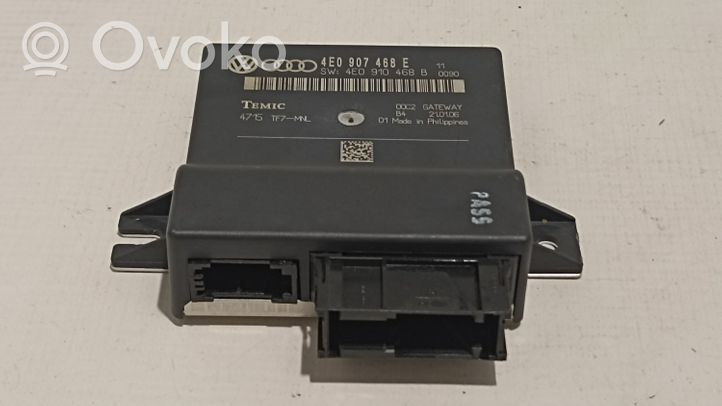 Audi A8 S8 D3 4E Modulo di controllo accesso 4E0907468E