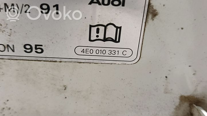 Audi A8 S8 D3 4E Tapón del depósito de combustible 4E0010331C