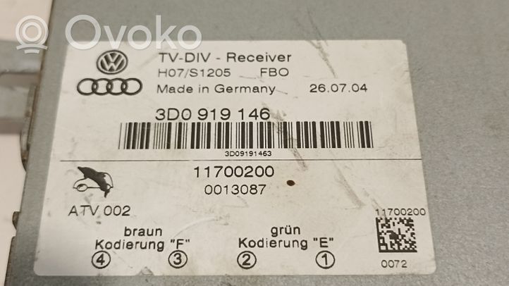 Volkswagen Phaeton Video control module 3D0919146