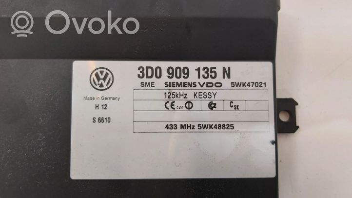 Volkswagen Touareg I Module de contrôle sans clé Go 3D0909135N
