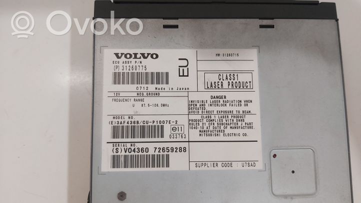 Volvo V50 Stacja multimedialna GPS / CD / DVD 31260775