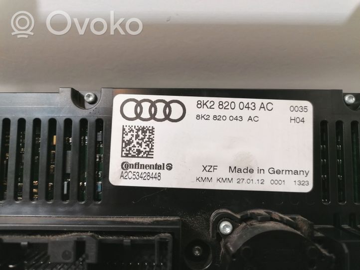 Audi A4 S4 B8 8K Unité de contrôle climatique 8K2820043AC