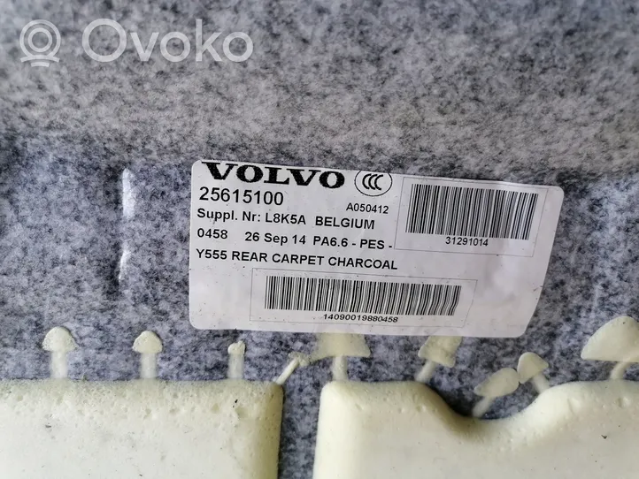 Volvo V40 Tapis de sol / moquette de cabine arrière 25615100