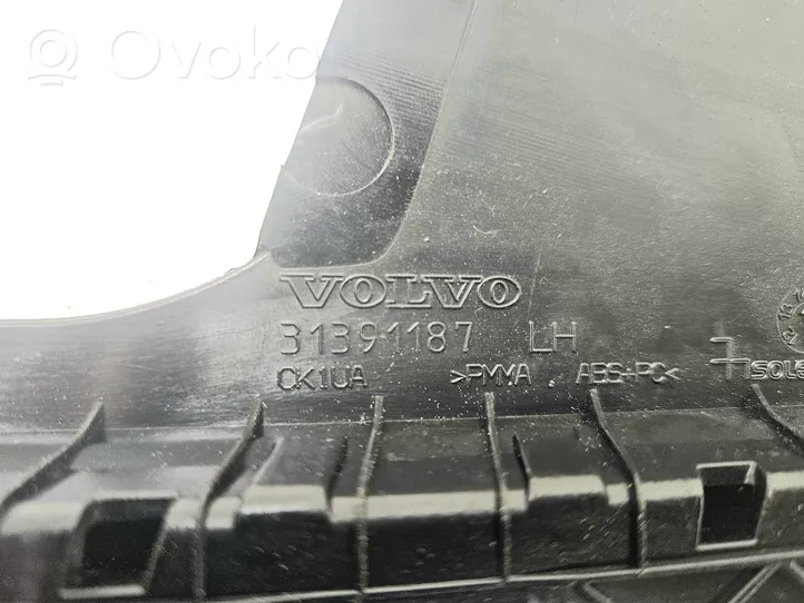Volvo V40 Verkleidung Türfenster Türscheibe hinten 31391187