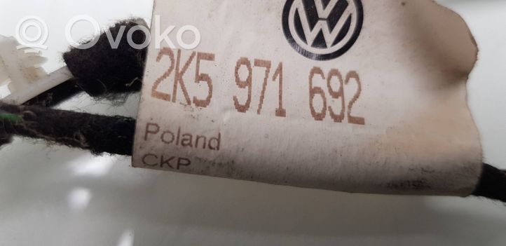 Volkswagen Caddy Wiązka przewodów drzwi bocznych / przesuwnych 2K5971692