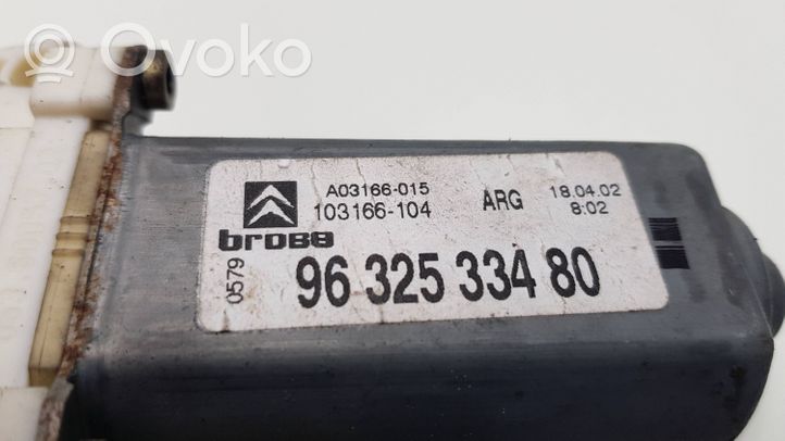Citroen C5 Takaoven ikkunan nostomoottori 9632533480