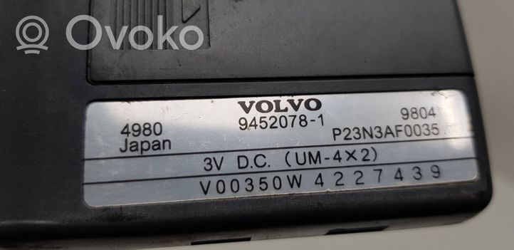 Volvo S80 Controllo multimediale autoradio 9452078