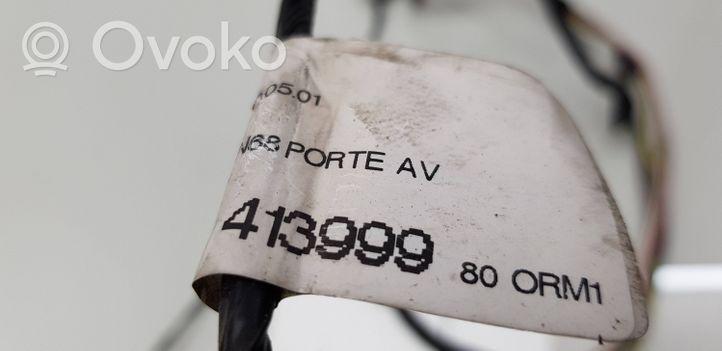 Citroen Xsara Picasso Faisceau de câblage de porte avant 9641399980