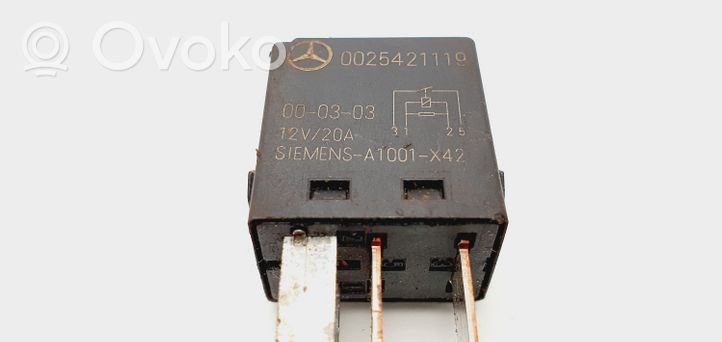 Mercedes-Benz A W176 Autres relais 0025421119