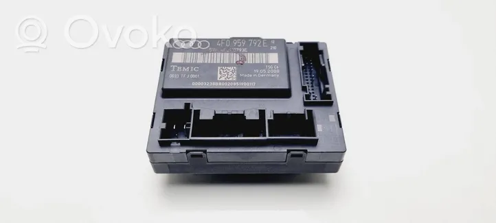 Audi A6 S6 C6 4F Durų elektronikos valdymo blokas 4F0959792E