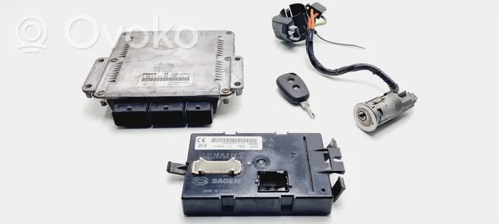 Renault Trafic II (X83) Engine ECU kit and lock set 8200118526