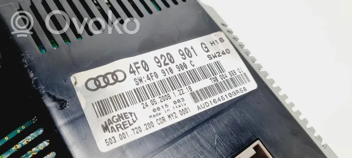 Audi A6 S6 C6 4F Juego de cerradura y set ECU del motor 554000731202