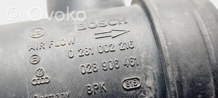 Volkswagen PASSAT B5 Измеритель потока воздуха 0281002216