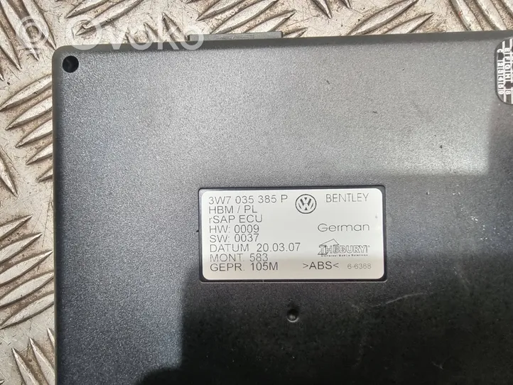 Volkswagen Phaeton Phone control unit/module 3W7035385P