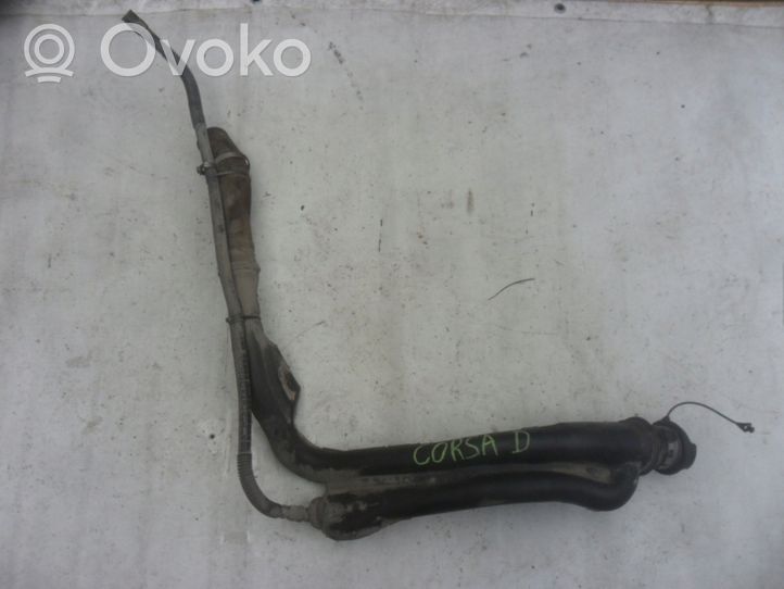 Opel Corsa D Tuyau de remplissage de réservoir de carburant 