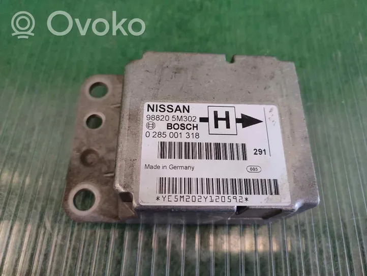 Nissan Almera N16 Turvatyynyn ohjainlaite/moduuli 988205M302