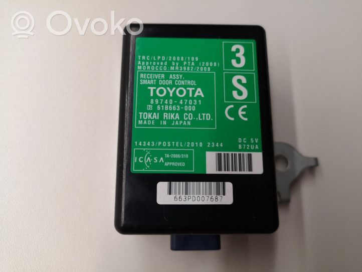 Toyota Prius (XW30) Durų elektronikos valdymo blokas 8974047031