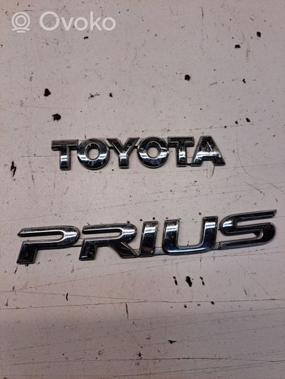 Toyota Prius (XW20) Valmistajan merkki/mallikirjaimet 2784