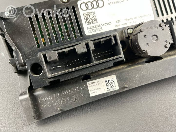 Audi A5 8T 8F Unité de contrôle climatique 8T2820043N