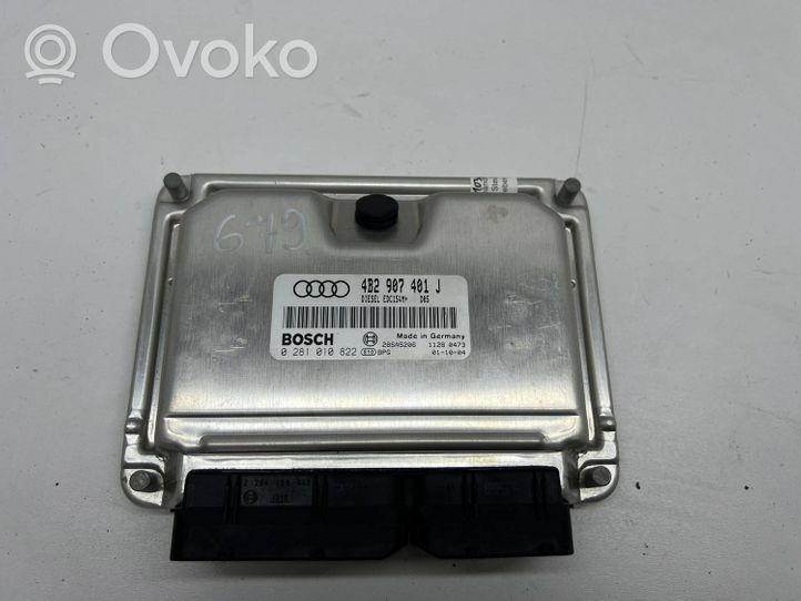 Audi A6 S6 C5 4B Moottorin ohjainlaite/moduuli 4B2907401J