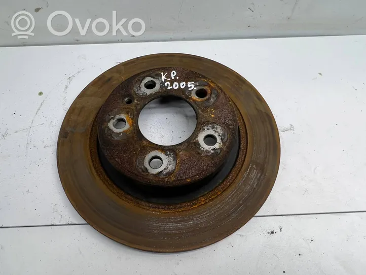 Opel Astra J Rear brake disc 