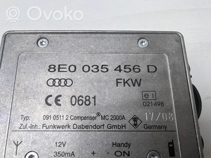 Audi A6 S6 C6 4F Antenas pastiprinātājs 8E0035456D