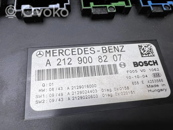 Mercedes-Benz C W204 Module de fusibles A2129008207