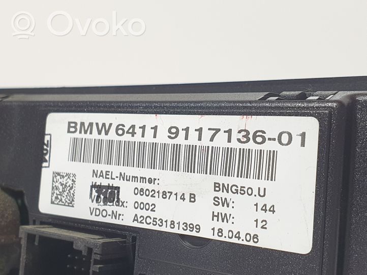 BMW 3 E90 E91 Centralina del climatizzatore 64119117136