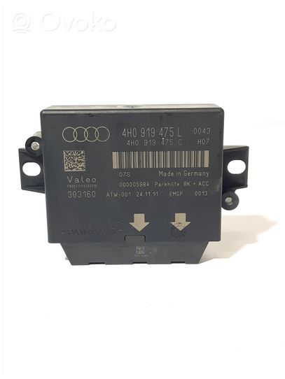 Audi A6 S6 C7 4G Unité de commande, module PDC aide au stationnement 4H0919475L