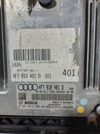 Audi A6 Allroad C6 Sterownik / Moduł ECU 4F7910401D