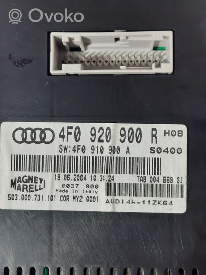 Audi A6 S6 C6 4F Tachimetro (quadro strumenti) 4F0920900