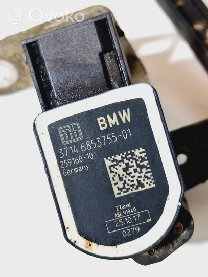 BMW 7 F01 F02 F03 F04 Sensore di livello altezza posteriore sospensioni pneumatiche 37146853755