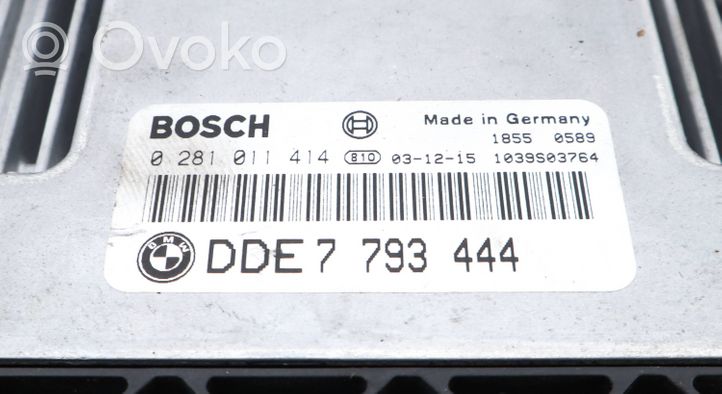 BMW X5 E53 Komputer / Sterownik ECU i komplet kluczy 7793444