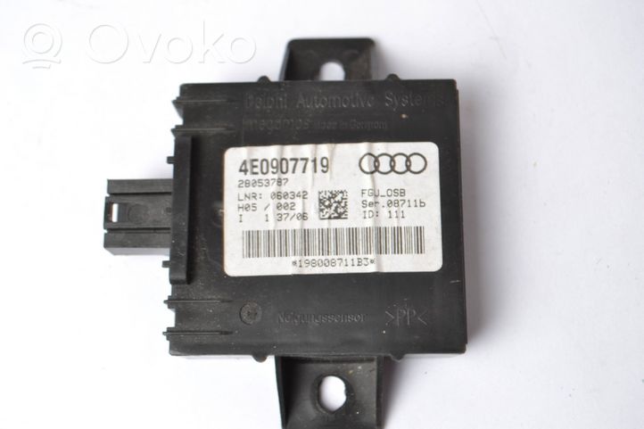 Audi A8 S8 D3 4E Hälytyksen ohjainlaite/moduuli 4E0907719