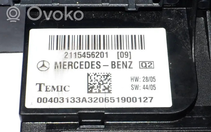 Mercedes-Benz CLS C219 SAM valdymo blokas a2115456201