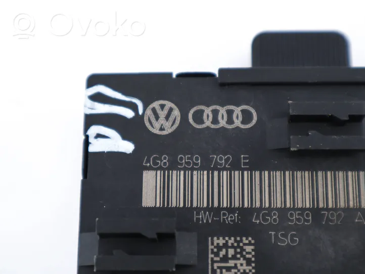 Audi A6 S6 C7 4G Durų elektronikos valdymo blokas 4G8959792E