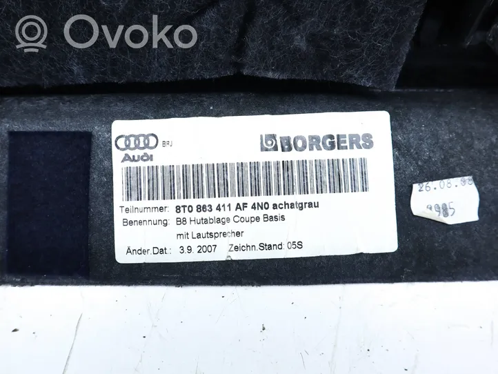 Audi A5 8T 8F Półka tylna bagażnika 8T0863411AF