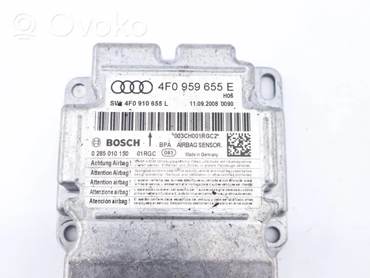 Audi A6 S6 C6 4F Oro pagalvių valdymo blokas 4F0959655E