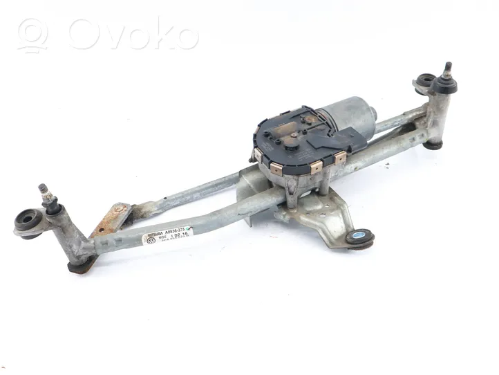 Volkswagen PASSAT CC Front wiper linkage and motor 3C8955023B